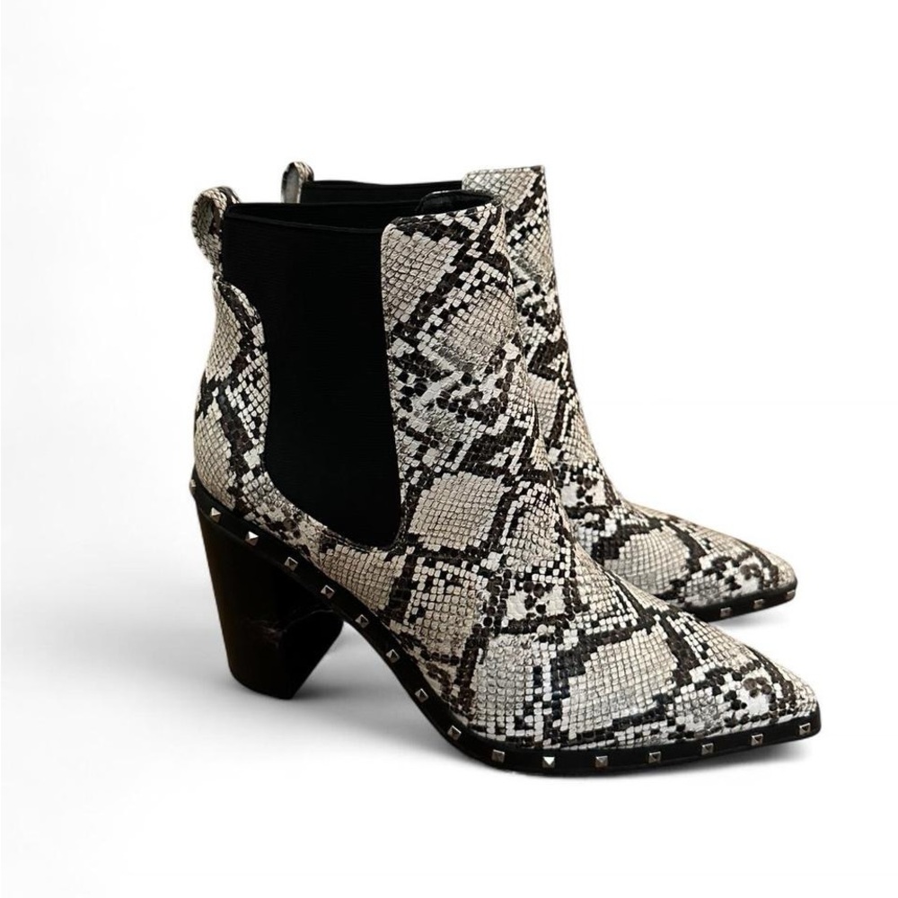 Charles Snakeskin Ankle Boots